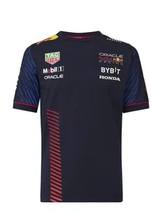 Oracle Red Bull Racing 2023 Team Set Up T-Shirt - Kids Size JL (large). - Picture 1 of 4
