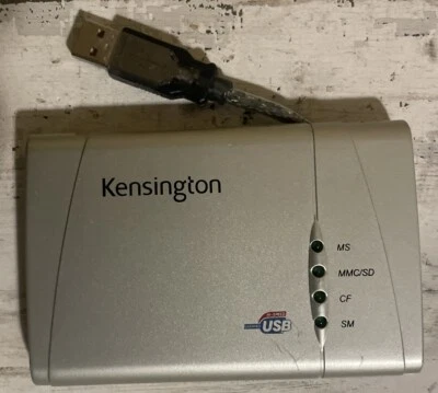 Kensington Portable Memory Card Reader USB 2.0 480mb/sec Model K33056 - Image 1 of 4