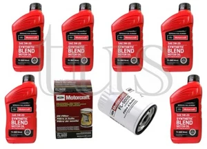 Genuine Motorcraft Engine Oil Change Kit for 2019 Ford Taurus 3.5L V6 5w20 - Picture 1 of 2