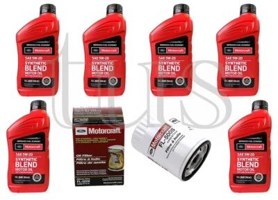Genuine Motorcraft Engine Oil Change Kit for 2010 Ford Taurus 3.5L V6 5w20 - Image 1 of 2