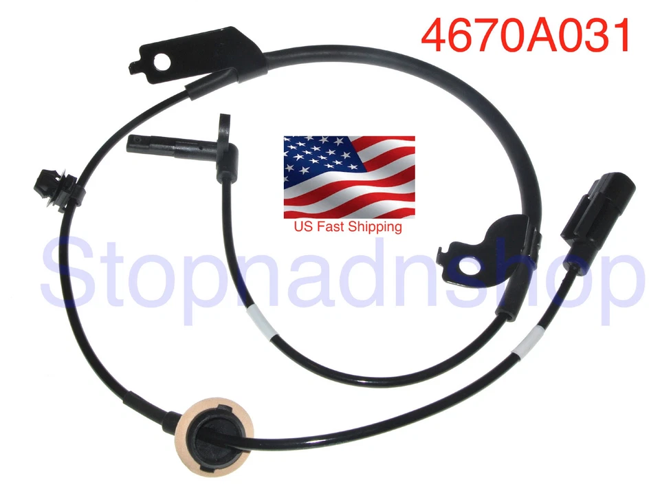 Sensor de velocidad de rueda ABS para MITSUBISHI Lancer Outlander DELANTERO IZQUIERDO LADO DEL CONDUCTOR Foto 1 de 1