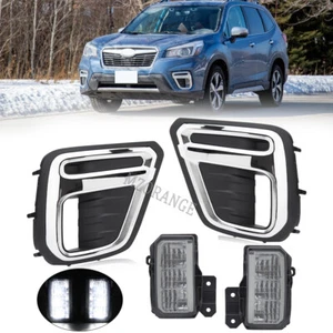 Conjunto de luces antiniebla delanteras luces de conducción con cubiertas para Subaru Forester 2019-2021 - Imagen 1 de 12