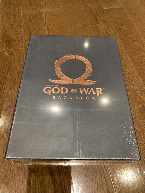 Veja a capa do livro de artes The Art of God of War: Ragnarok