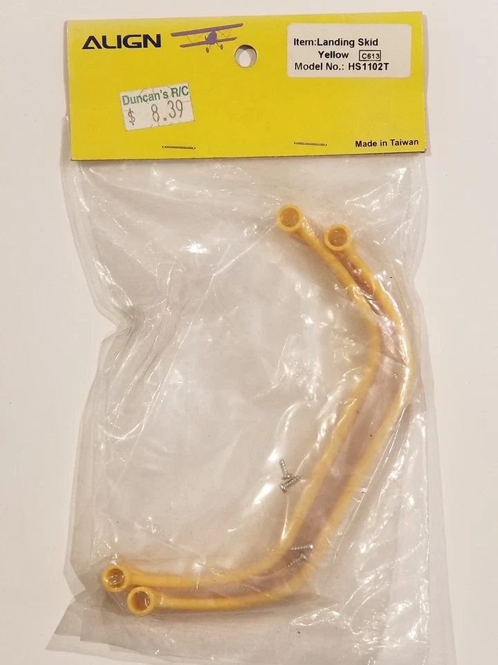 Align Trex 450 HS1102T Landing Skid Yellow - Image 1 of 1