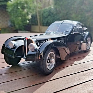 VOITURE SOLIDO BUGATTI TYPE 57 C ATLANTIC NOIR 1:18 NEUF BOITE S1802101 - Photo 1/16
