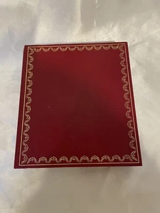 Cartier Red Wallet Instruction Booklet & Dated W/ Red Bifold Carrier - Picture 1 of 10