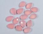 Natural Wholsale Lot Pink Chalcedony 5X7MM Pear Checker Cut Loose Gemstones