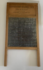 Vintage Carolina Washboard Standard Family Size Galvanized Tin Two in One No. 25