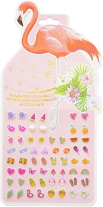 Stick on Earrings - Girls 3D Unicorn Sticker Earrings Self-Adhesive Glitter Craf - Picture 1 of 6