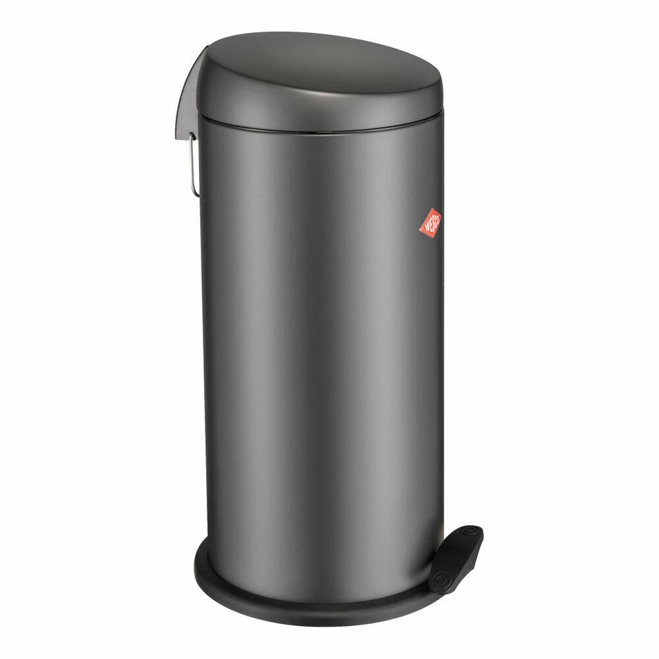 Wesco Capboy Maxi Treteimer, Abfalleimer, Mülleimer Stahlblech Graphit Matt 22 L - Bild 1 von 1