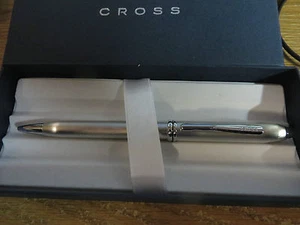 Cross Townsend, Brushed Platinum Special Edition, Ballpoint Pen AT0042DC-24 $175 - Picture 1 of 12