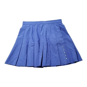 Jamie Sadock Mini Golf Skirt Women's 12 Purple Blue Pleated Pockets A Line - Picture 1 of 8