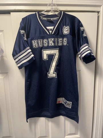 Colosseum UCONN Huskies Stitched Football Jersey Youth Size XL 20 Cover