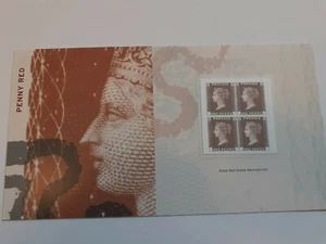 GB 2011 Penny Red Blocco di 4 1841 Edizione Speciale Souvenir Confezione Presentazione  - Foto 1 di 2