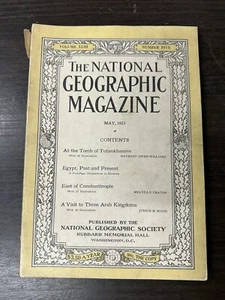 Vintage Mai 1923 National Geographic Journal Zeitschrift Taschenbuch Buch - Bild 1 von 1