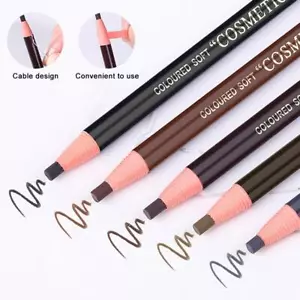 Microblading Eyebrow Pencil Waterproof Permanent Semi Micro Blading HOT~ - Picture 1 of 21
