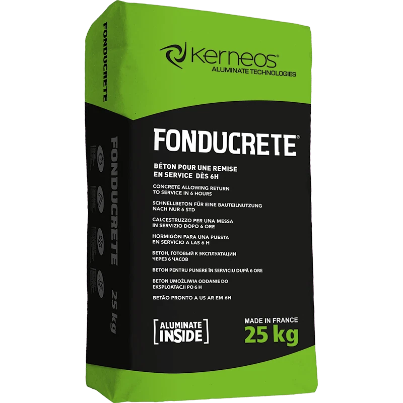 IMERYS Calciumaluminat-Beton FONDUCRETE 25 kg, Schnellbinder, Fertigbeton
