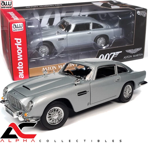 Auto World Aston Martin DB5 Coupe James Bond No Time to Die Silver Birch - AWSS131