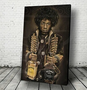 Jeremy Worst"Jimi 's Jack" Hendrix Wall original Acrylic painting art - Picture 1 of 5