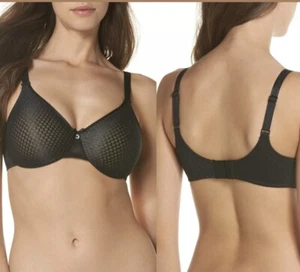 Reggiseno nero Chantelle C Magnifique Nouveau sfoderato minimizer usato in ottime condizioni $69 [TG. 34 DDDD] - Foto 1 di 7