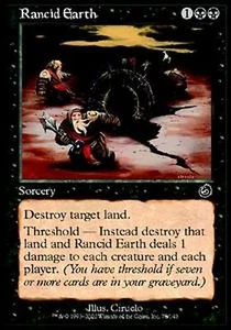 *MRM* FR/VF 4x Terre rance - Rancid Earth MTG TOR - Imagen 1 de 1