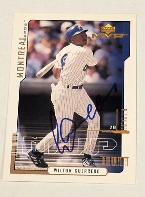 Wilton Guerrero 1999 Upper Deck MVP Authentic Signed Auto Card Montreal Expos 🔥 - Image 1 of 3