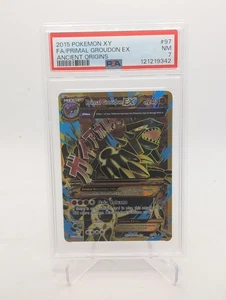 Primal Groudon EX (Shiny Full Art) 97/98 XY - Ancient Origins Holo PSA 7 - Picture 1 of 2
