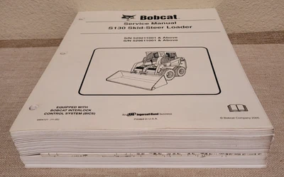 Bobcat S130 Skid Steer Loader Service Manual Part # 6904121 (11-05) Free Ship! - Image 1 of 4