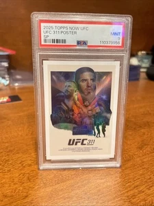 🔥 2025 Topps Now UFC 311 Poster PSA 9 🔥 - Picture 1 of 3