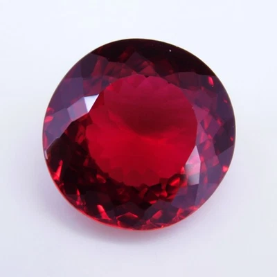 16.50 Ct Natural Mogok Red Ruby Round Cut Certified Loose Gemstone - Image 1 of 4