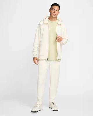 SET Nike Primary Fleece Men's Full-Zip Performance Hoodie Jogger Ivory MEDIUM - Image 1 of 4