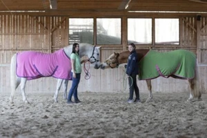 Abschwitzdecke, Fleecedecke indira pro sehr flauschig - Bild 1 von 34