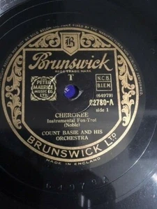 1939 COUNT BASIE & HIS ORCHESTRA 10" 78 - CHEROKEE - BRUNSWICK 02780 - Picture 1 of 1