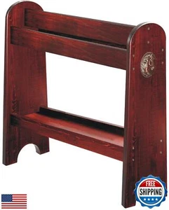 HOTCAN Pine Wood Saddle Rack – Ideal Saddle Stand for Western Horse Gear and - Picture 1 of 5
