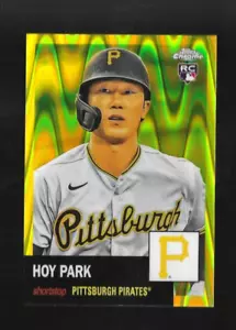 HOY PARK RC 2022 Topps cromo platino amarillo raywave REFRACTOR 306/250 novato - Imagen 1 de 2
