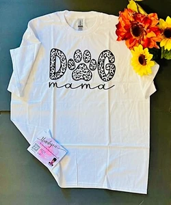 T-shirts on Sale. $10 T-Shirts! Dog Mom Women's Shirt, Dog Lovers Tops, Animals - Picture 1 of 1