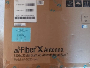Antenna 23 dBi slant per airFiber 5X AF-5G23-S45 5 GHz rp-sma Ubiquiti - Foto 1 di 1