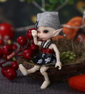 Nueva ropa Peluca Pelo Zapatos Para 1/13 BJD Muñeca Fairyland Realpuki Papilio A - Imagen 1 de 7