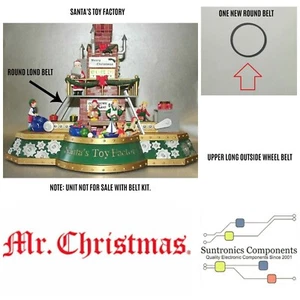 MR CHRISTMAS - SANTA'S TOY FACTORY  ROUND LONG WHEEL   BELT - Picture 1 of 2