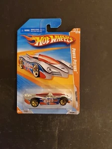 Hot Wheels Track Stars 2010 #7/12, Power Pistons, cromo, dorado 5 velocidades #63/240 - Imagen 1 de 6