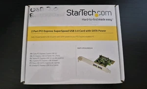 StarTech LOW PROFILE 2 Port PCI Express USB3.0 Card with SATA Power PEXUSB3S24 - Afbeelding 1 van 4