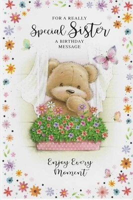 SIMON ELVIN FOR A REALLY SPECIAL SISTER BIRTHDAY CARD