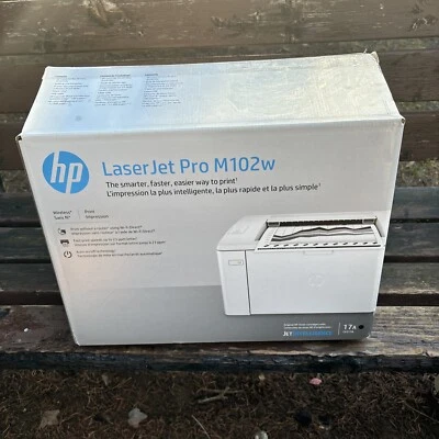 HP Laserjet Pro M102w Wireless Black & White Laser Printer - - Image 1 of 4