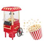 (EU)BHDK Heiluft-Popcorn-Maschine 1200W Red Retro Professional Automatischer