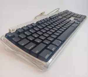 Apple Pro Silver/Black/Clear USB Keyboard M7803 MAC, Wired, 2000 - Picture 1 of 9
