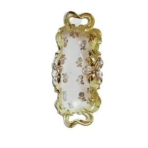 Vintage Victorian Porcelain Gilded Small Dish (Circa 1890s) - Picture 1 of 6