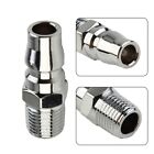 Thread Adapter NITTO Male Air Fitting Coupling Silver Suit Nitto Style