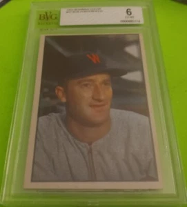 1953 Bob Porterfield Bowman Color MLB Card #22 Washington Senators BVG 6 EX-MT - Picture 1 of 2