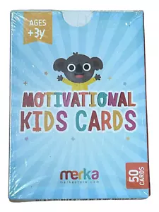 Kid's Motivational Flashcards - 50 Educational Flash Cards for Ages 3+ - Picture 1 of 7