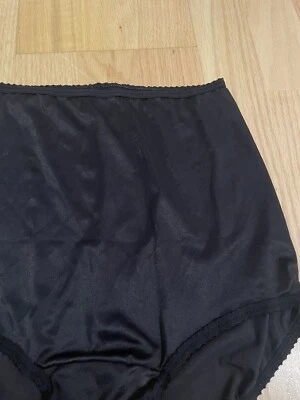 Bragas Bali negras corte completo de nailon talla 6/estilo mediano #2633 Foto 1 de 4